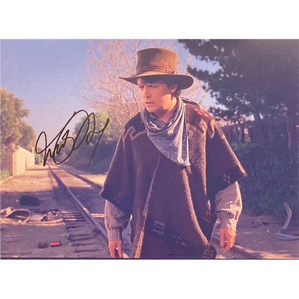 Back to the Future Michael J. Fox facsimile signed movie photo