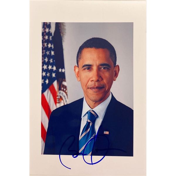 Barack Obama facsimile signed  photo