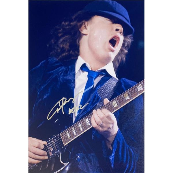 AC/DC Angus Young facsimile signed  photo