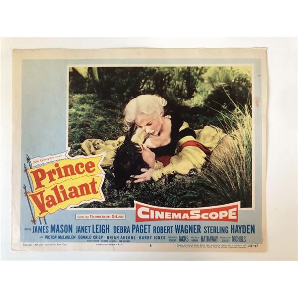 Prince Valiant  original 1954 vintage lobby card