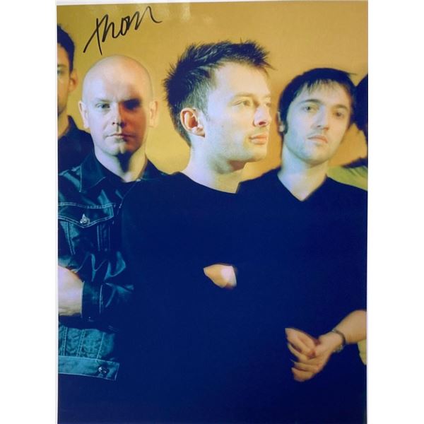 Radiohead Thom Yorke facsimile signed  photo