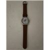 Image 1 : Nick of Time original Metal and Leather Wristwatch