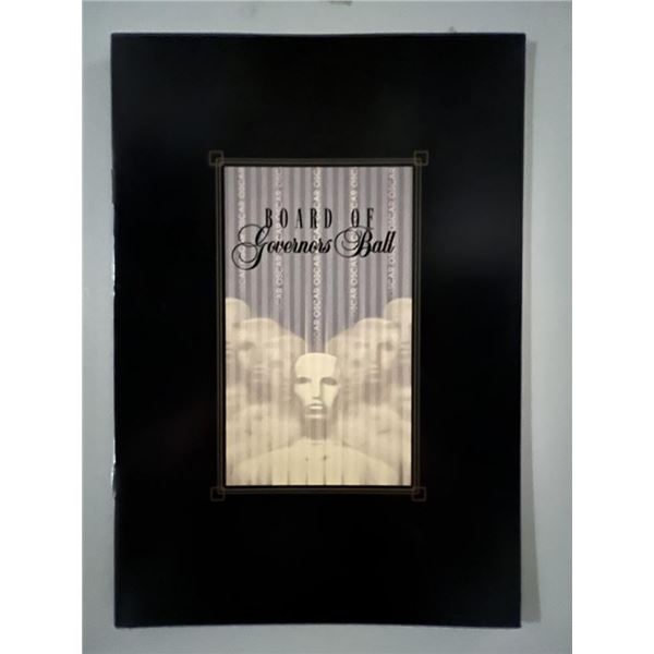 Original 1996 Governors Ball Invitation