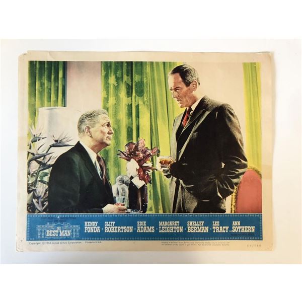 The Best Man original 1964 vintage lobby card