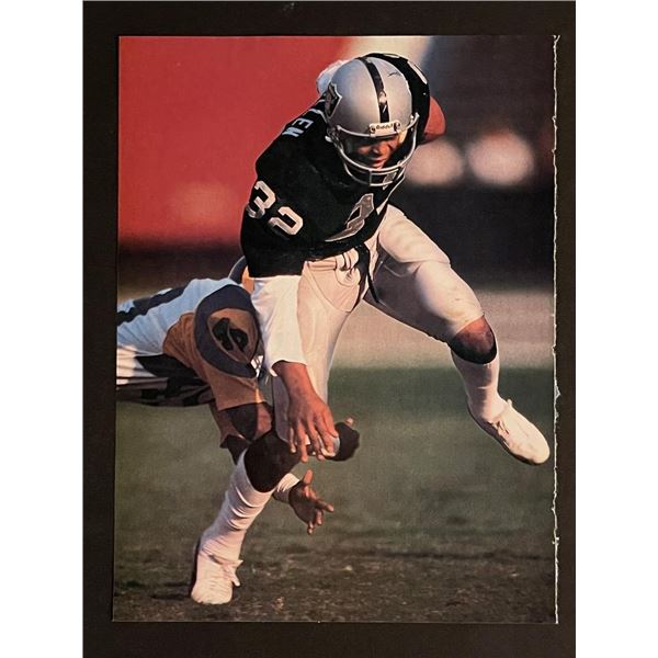 NFL Hall of Famer Los Angeles Raiders Marcus Allen Magazine Page