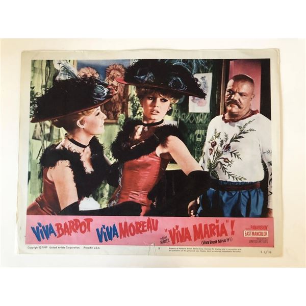 Viva Maria! original 1966 vintage lobby card