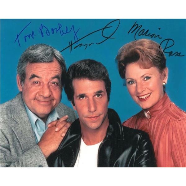 Happy Days cast facsimile signed  photo