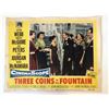 Image 1 : Three Coins in the Fountain original 1954 vintage lobby card