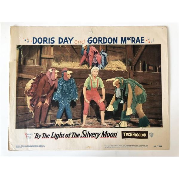 By the Light of the Silvery Moon original 1953 vintage lobby card