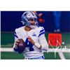 Image 1 : Dallas Cowboys Dak Prescott facsimile signed  photo