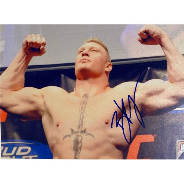 Pro Wrestler Brock Lesnar facsimile signed  photo