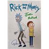 Image 1 : Rick and Morty Dan Harmon and Justin Roiland facsimile signed photo