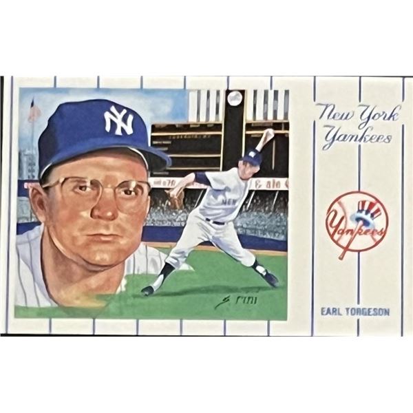 1961 New York Yankees Team Earl Torgeson Postcard Series No.2. Card 8 of 12
