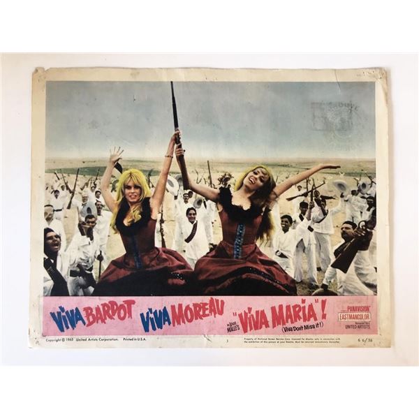 Viva Maria! original 1966 vintage lobby card