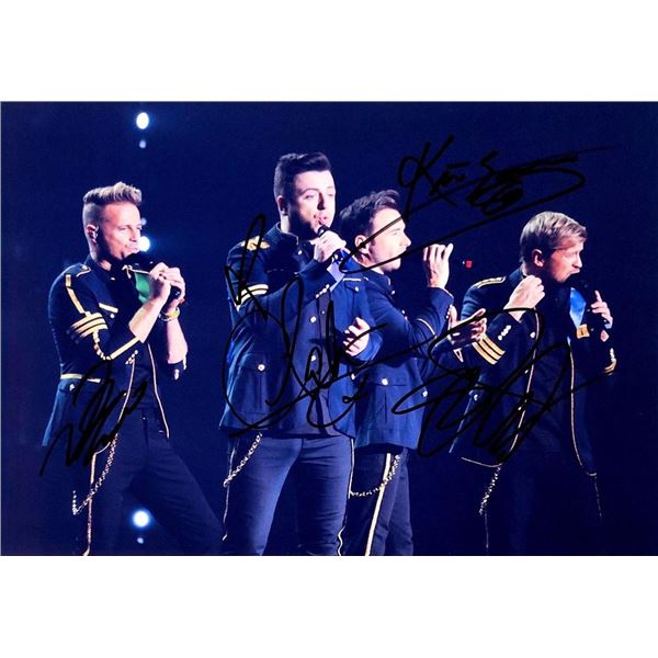 Westlife facsimile signed  photo