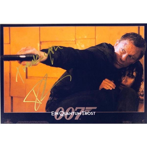 Quantum of Solace Daniel Craig facsimile signed movie photo