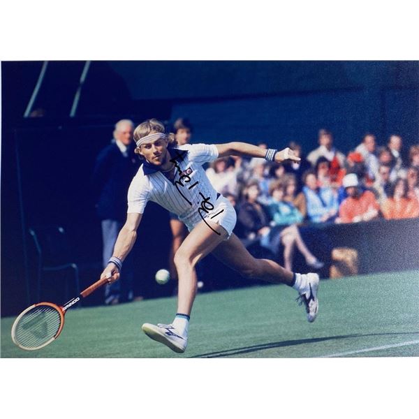 US Open Champ Bjorn Borg facsimile signed  photo
