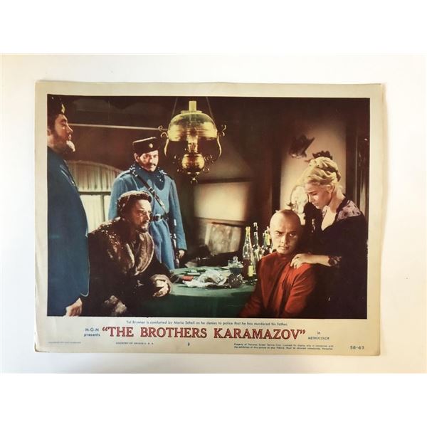 The Brothers Karamazov original 1958 vintage lobby card