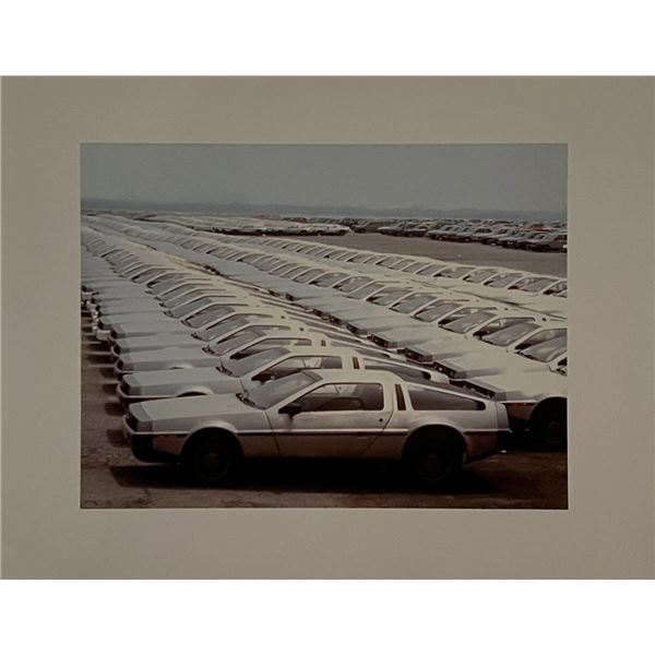 Back to the Future DeLorean Art Photo