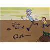 Image 1 : Rick and Morty Dan Harmon and Justin Roiland facsimile signed photo