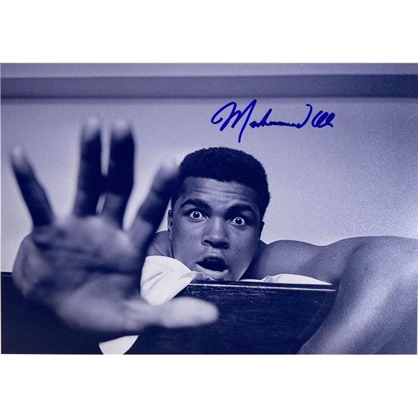 Muhammad Ali facsimile signed  photo