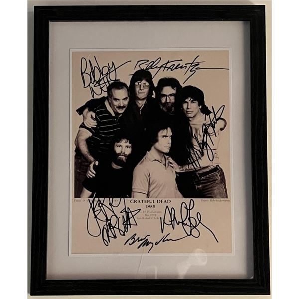 The Grateful Dead Facsimile Signed Band photo