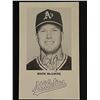 Image 1 : Oakland Athletics Mark McGwire Facsimile Signed Photo