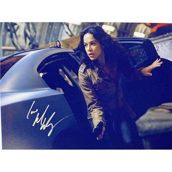 Michelle Rodriguez facsimile signed  movie photo