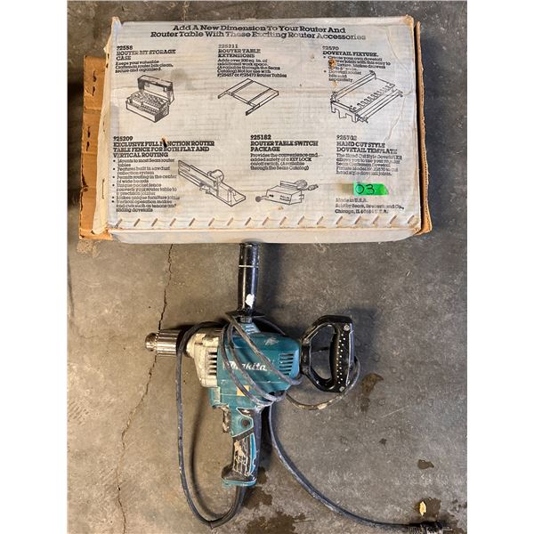 Makita DS4012 1/2" drill & router accessories
