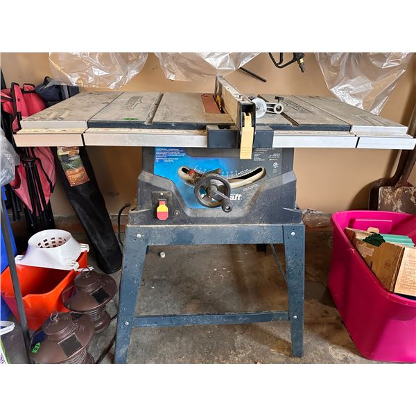 Mastercraft table saw