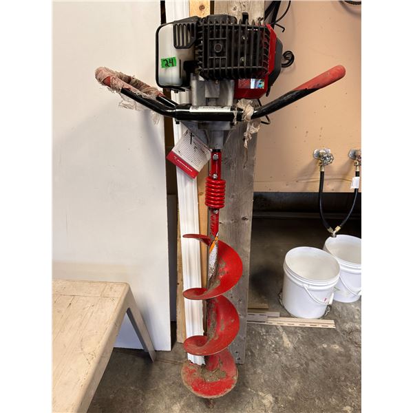 Gas powered auger by Earthquake