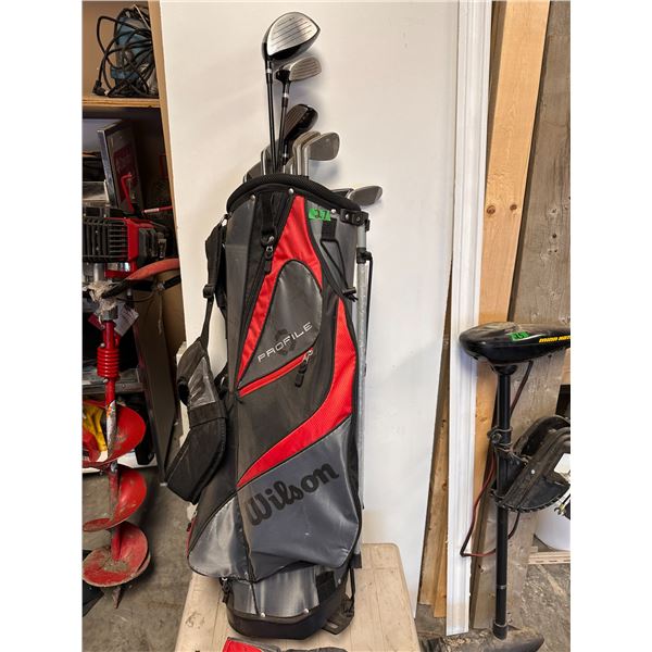 Golf bag and RH clubs