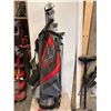 Golf bag and RH clubs