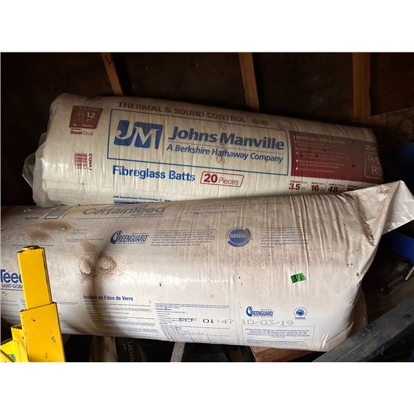 2 Bags of Insulation thermal & sound control R12