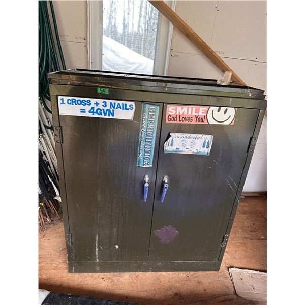 Metal storage cabinet for your garage