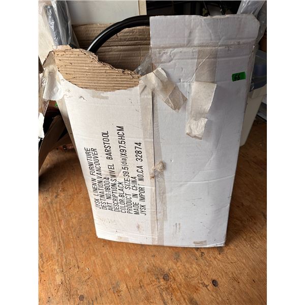 JYSK Black Swivel Bar Stool