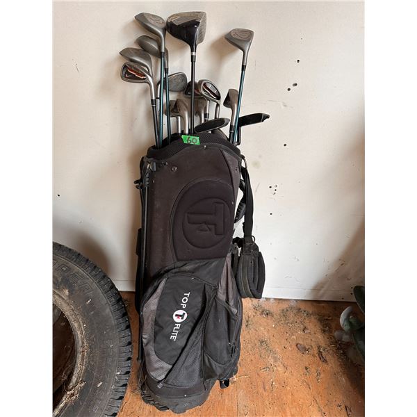 Golf bag and RH clubs