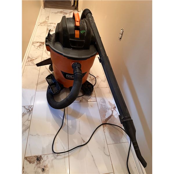 Ridgid brand shop vacuum