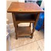 Image 1 : Solid wood vintage side table