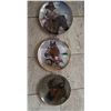 Image 1 : 3 Collectors plates featuring Native Americans and horses