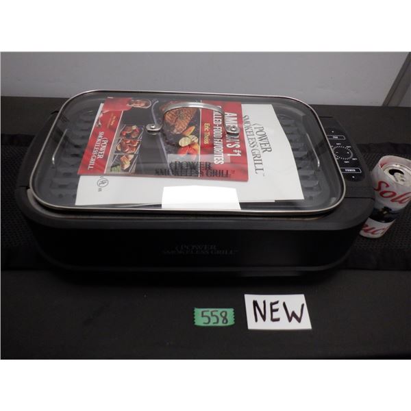 Smokeless indoor grill