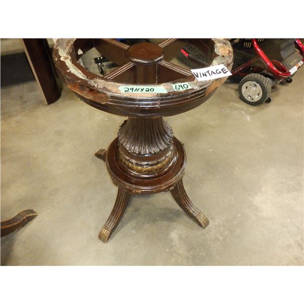 Vintage parlor/dining table centre. Measures 27"H x 20"W. perfect for creating a table of any size w