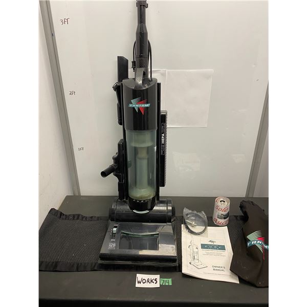 Fantom upright vacuum cleaner with owner's manual