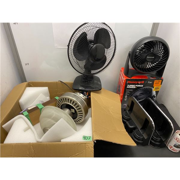 Ceiling fan, and table fans and more