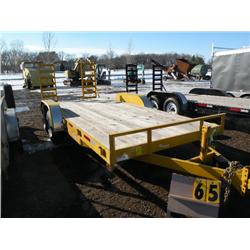 2005 H & H skid loader trailer