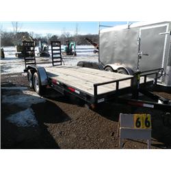 2005 H & H skid loader trailer