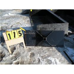 Skid loader receiver plate