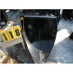 Skid loader U-blade