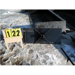 Skid loader receiver plate