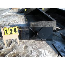Skid loader receiver plate